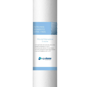 FILTRO PARA SEDIMENTOS POLIPROPILENO 10″X2.75″ 5 MICRAS VIGAHOME